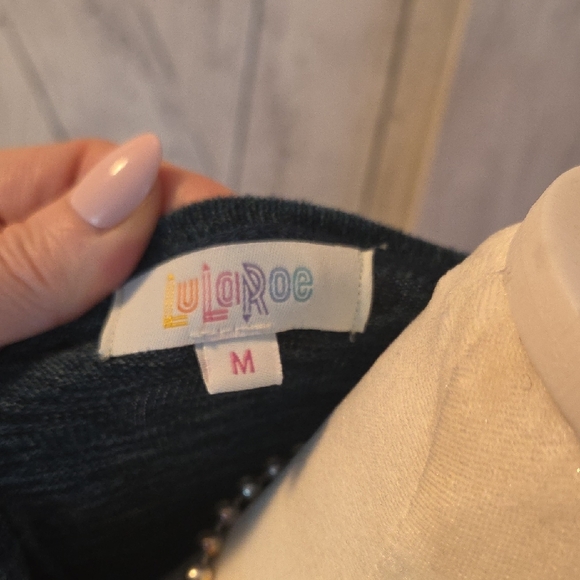 LuLaRoe Teal Open Cardigan - Picture 5 of 5